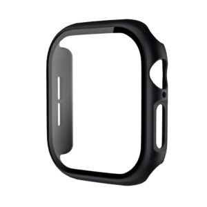 Apple Watch 12 46mm Skal med skärmskydd i härdat glas - Svart