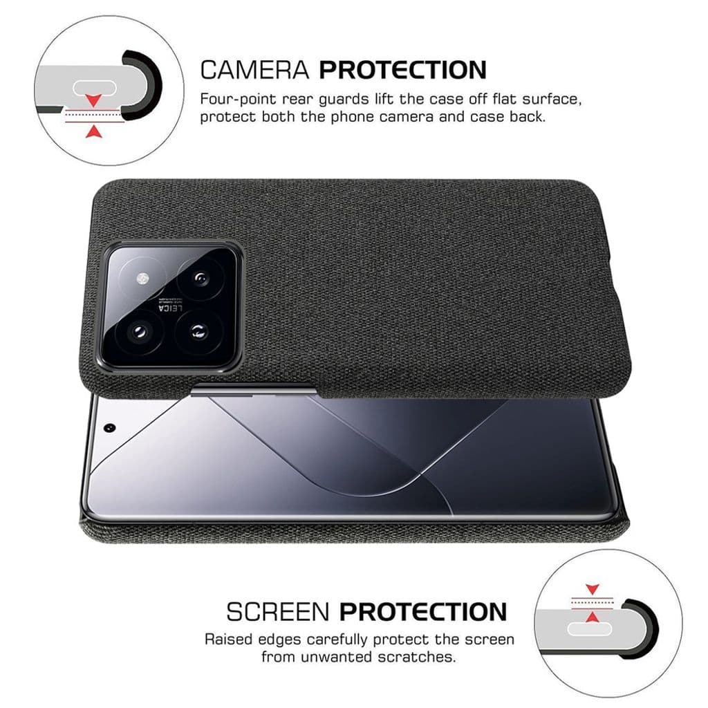 Xiaomi 14 Pro smartphone skal - Svart