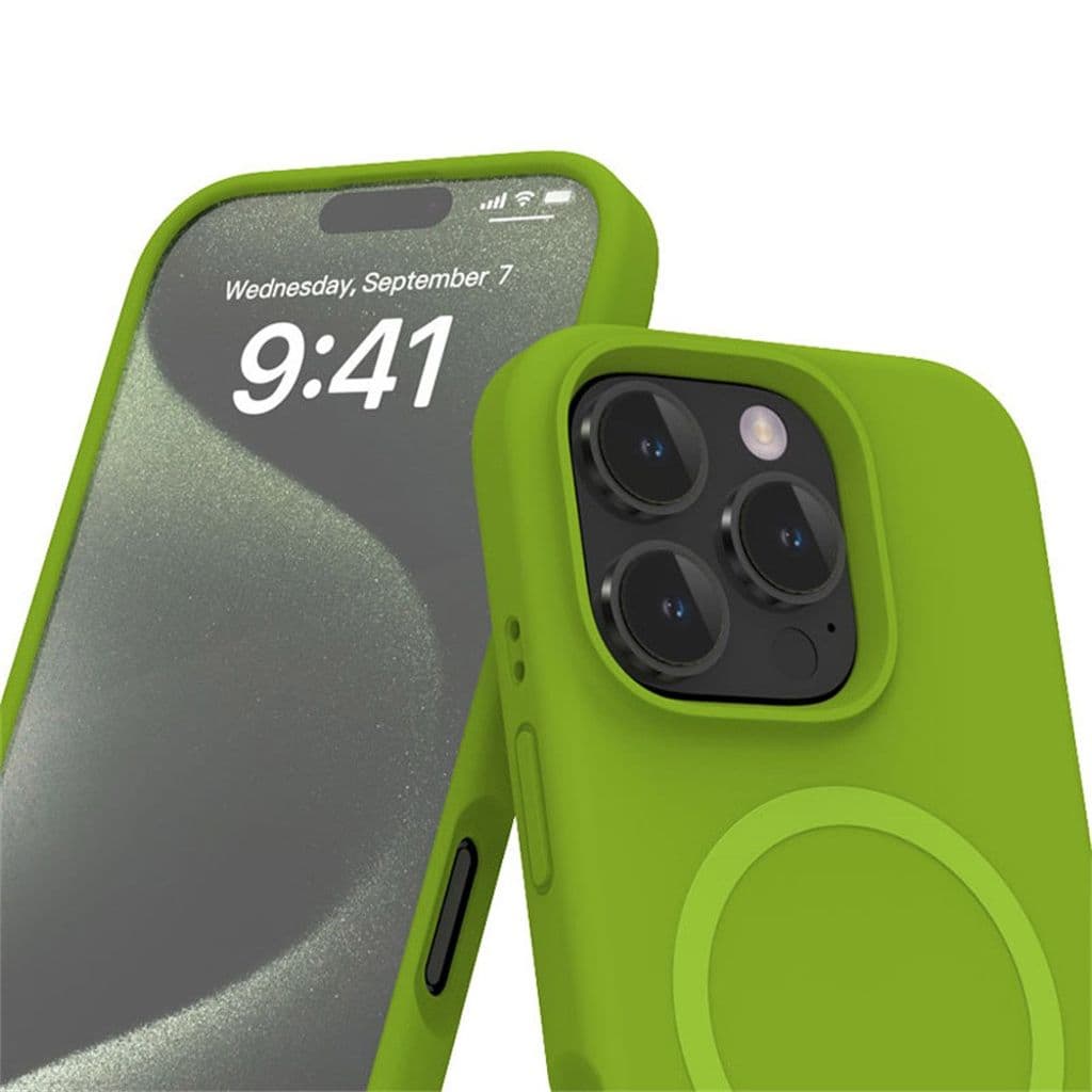 iPhone 16 Pro Max Silikonskal - Rosa - Bild 3