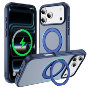 iPhone 18 Pro/17 Pro MagSafe Skal med ringställ - Blå