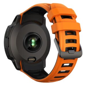 Garmin Instinct 2X Armband Silikon - Orange/Svart