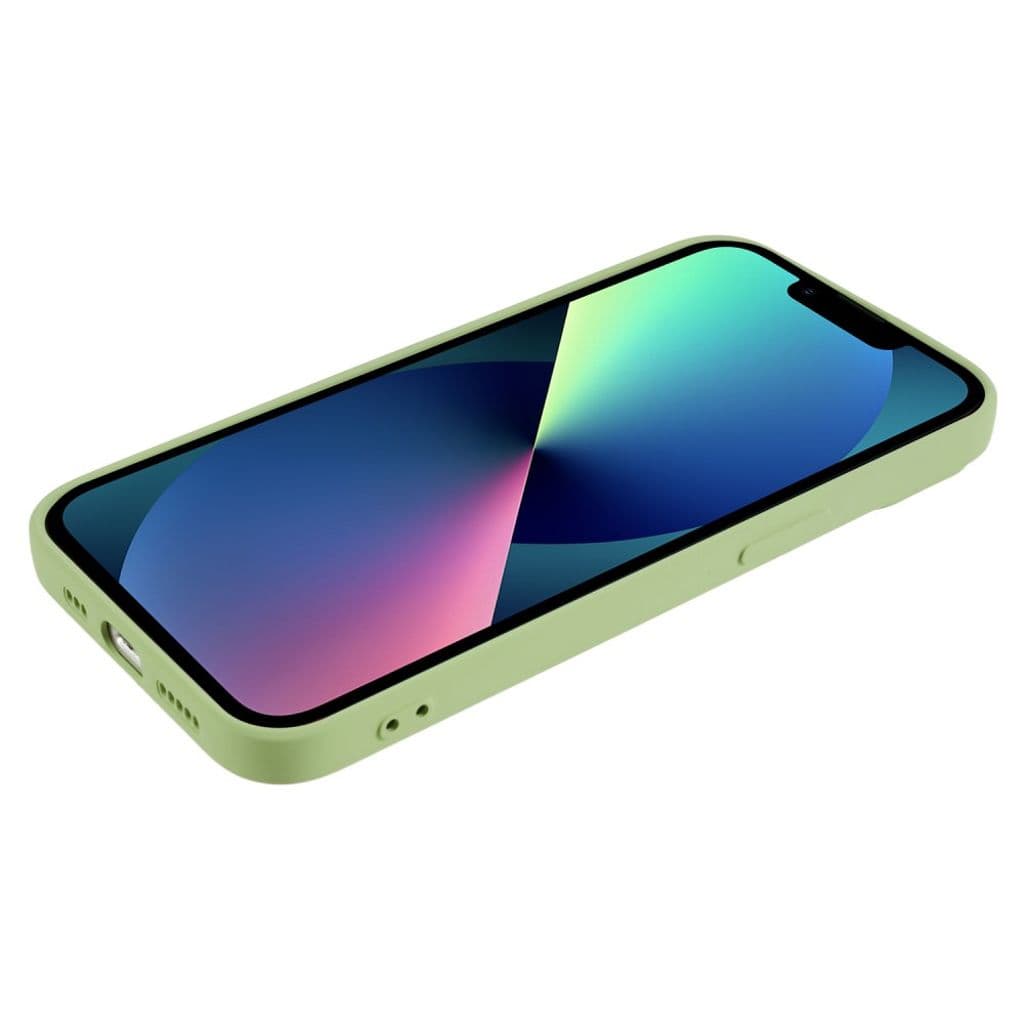 iPhone 13 mini Skal TPU Fiberfodrad – Matcha Grön - Bild 5