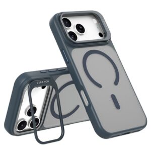 LEREACH MagSafe Skal med ställ till iPhone 18 Pro Max/17 Pro Max - Blå