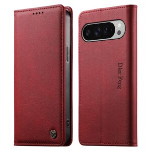 Google Pixel 11 Pro XL Plånboksfodral RFID-skydd - Röd