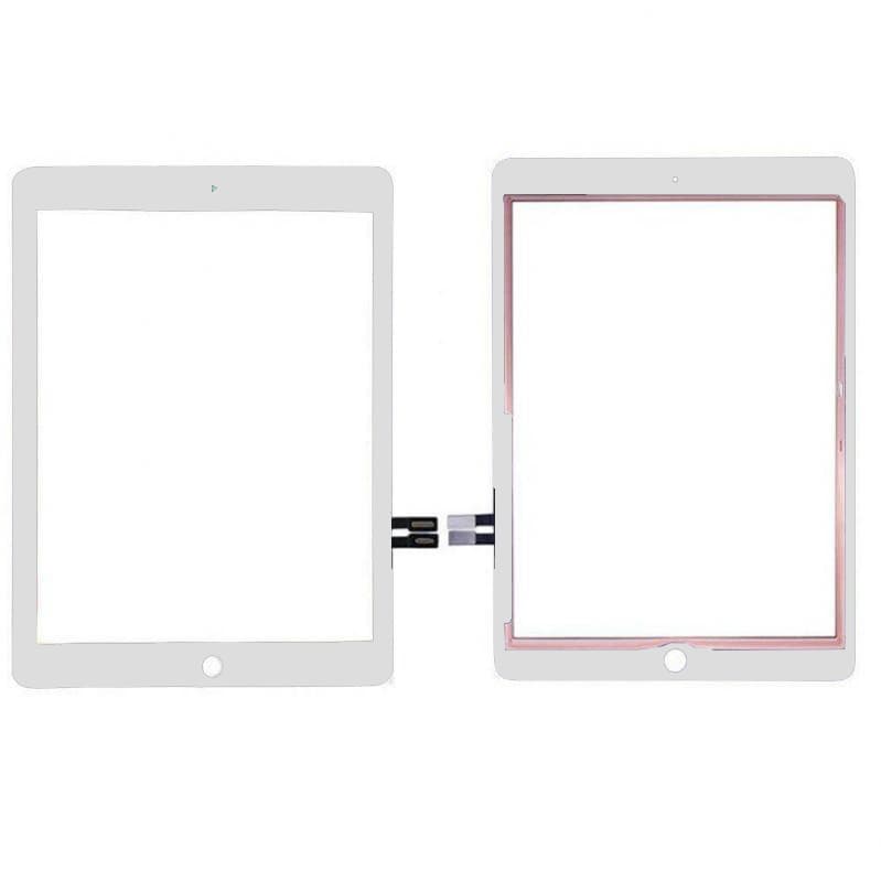 iPad 9.7 2018 Glas med digitizer - Vit