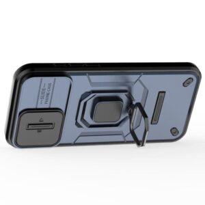 iPhone 16 Plus Skal med ring - Blå