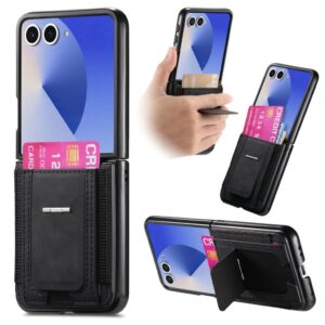 Samsung Galaxy Z Flip7 5G Skal med korthållare - Svart