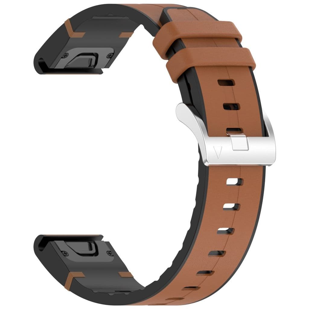 Garmin Fenix 8 47mm etc. Tvåfärgat klockarmband - Brun - Bild 2