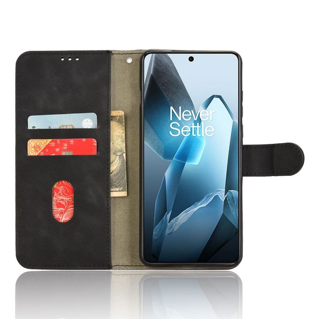 OnePlus 13 Plånboksfodral - Svart