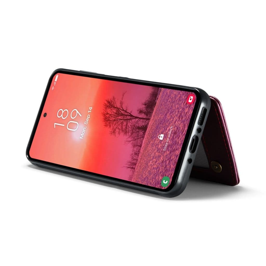 CASEME Samsung Galaxy A36 5G Skal med RFID-blockering - Röd - Bild 3