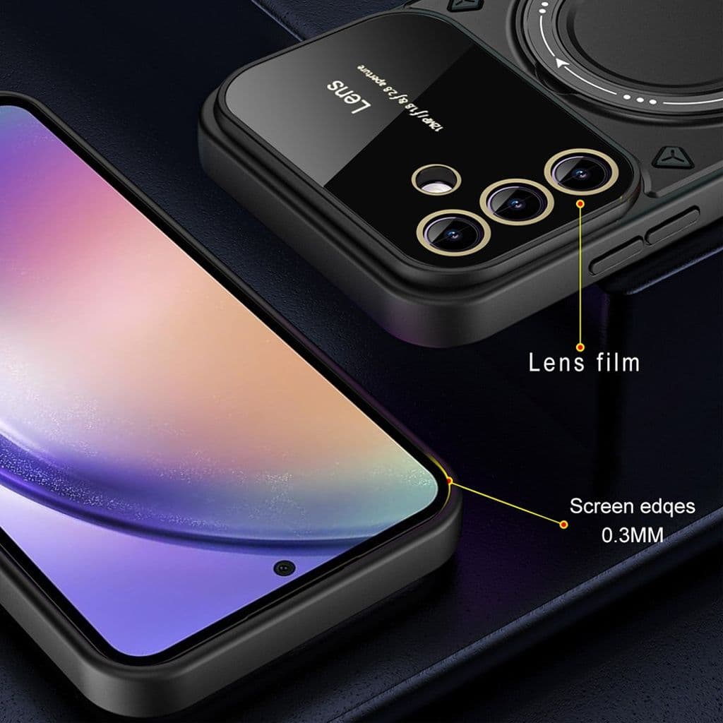 Samsung Galaxy A36 5G / A56 5G Telefon Skal med Ringhållare - Roséguld - Bild 6