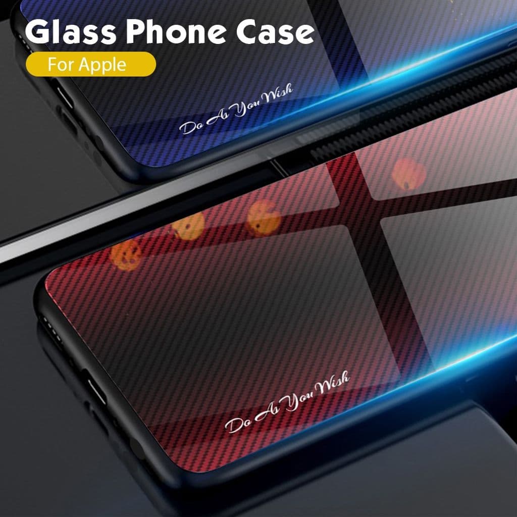 Samsung Galaxy A55 5G Fodral Härdat Glas + TPU Kolfibertextur – Babyblå - Bild 7