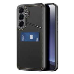 DUX DUCIS Samsung Galaxy S25 Magnetiskt Plånboksskal med stativ - Svart