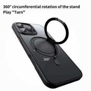 iPhone 16 Pro Skal med Stativ - Transparent