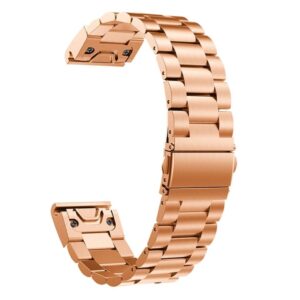 Garmin Fenix ​​5X Klockarmband i Rostfritt Stål - Roséguld