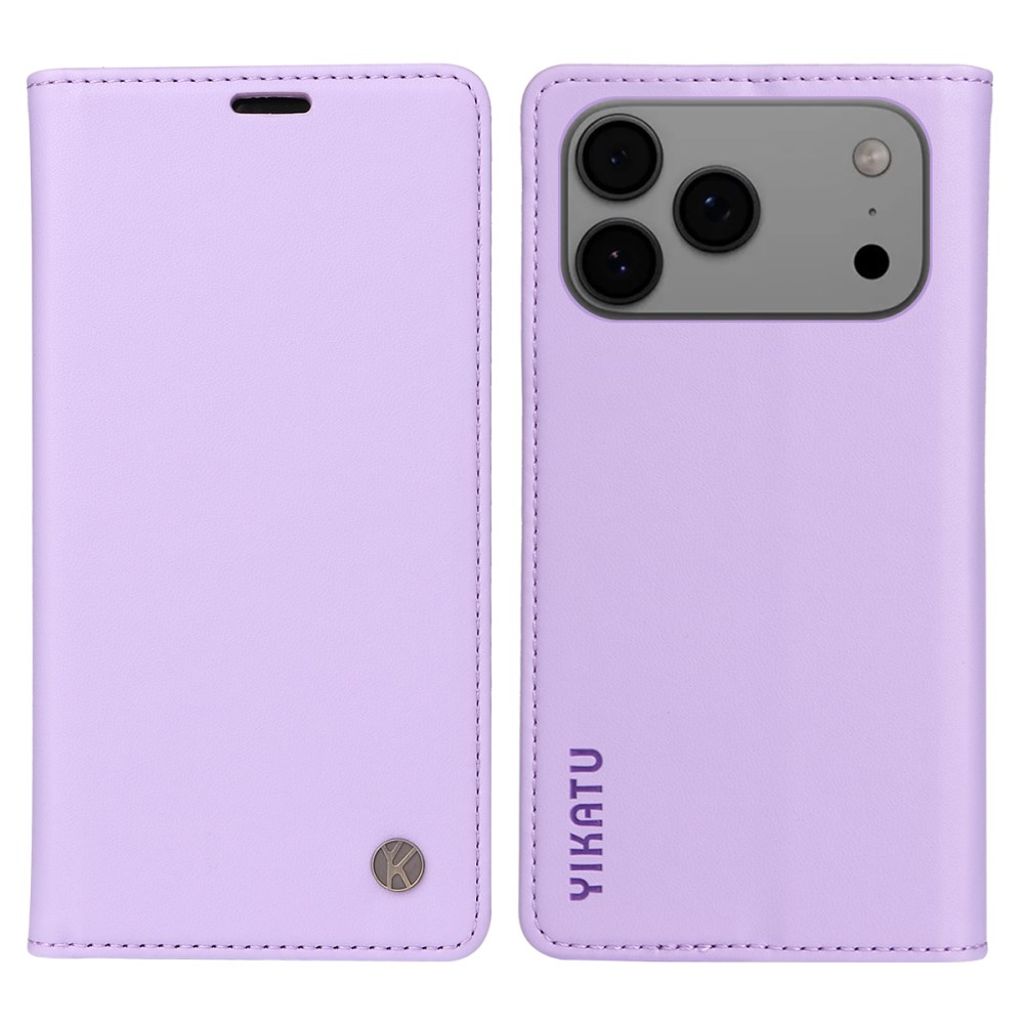 YIKATU iPhone 17 Pro Max Plånboksfodral - Lila