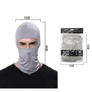 Vindtät Balaclava Keps för Utomhusaktiviteter - Svart