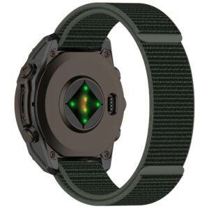 Garmin Fenix ​​8 47mm etc. Klockarmband i nylon - grön