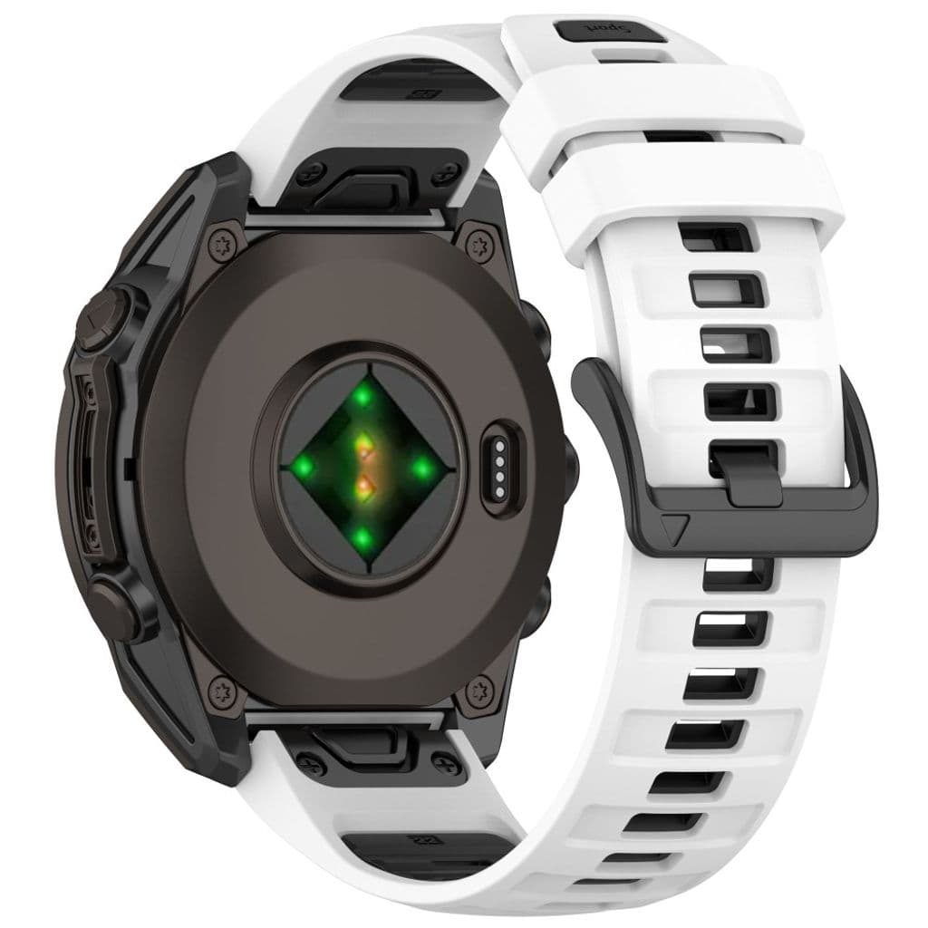 Garmin Fenix 8 43mm etc. Klockarmband - Vit, Svart