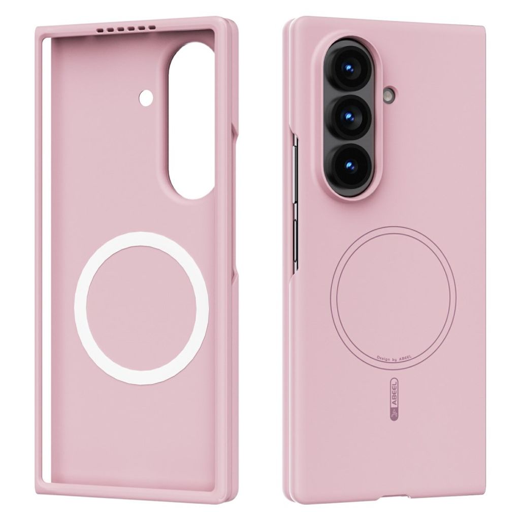 ABEEL Samsung Galaxy Z Fold8 Ultra MagSafe Skal i Silikon - Rosa