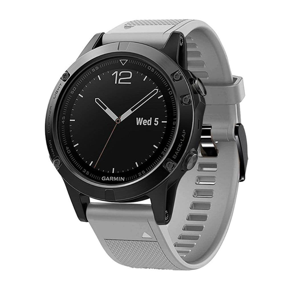 Garmin Fenix 7/6/6 Pro/Forerunner935/945 etc. Klockarmband i silikon - Grå - Bild 2