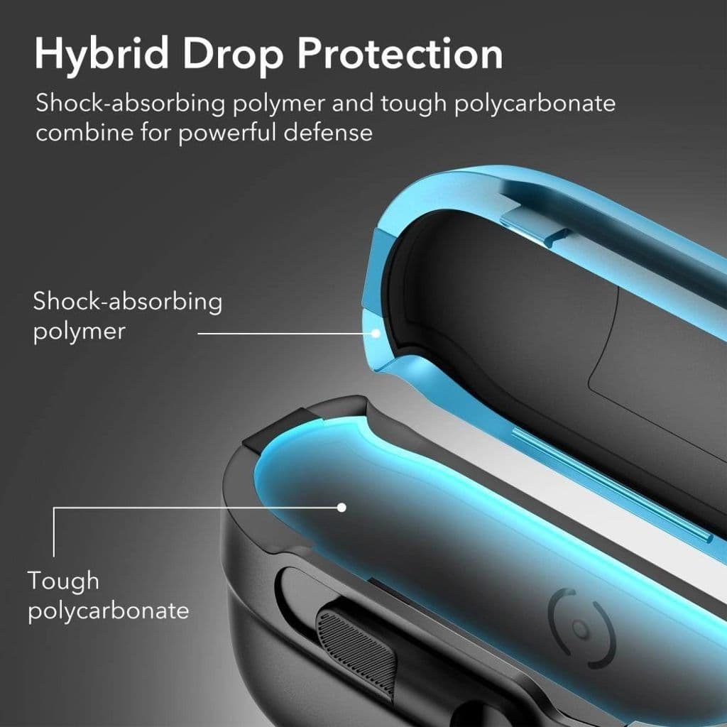 ESR Apple AirPods Pro 1/2 Pulse Halolock Magsafe Skal - Svart - Bild 6