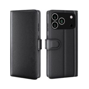iPhone 17 Pro fodral i läder – svart