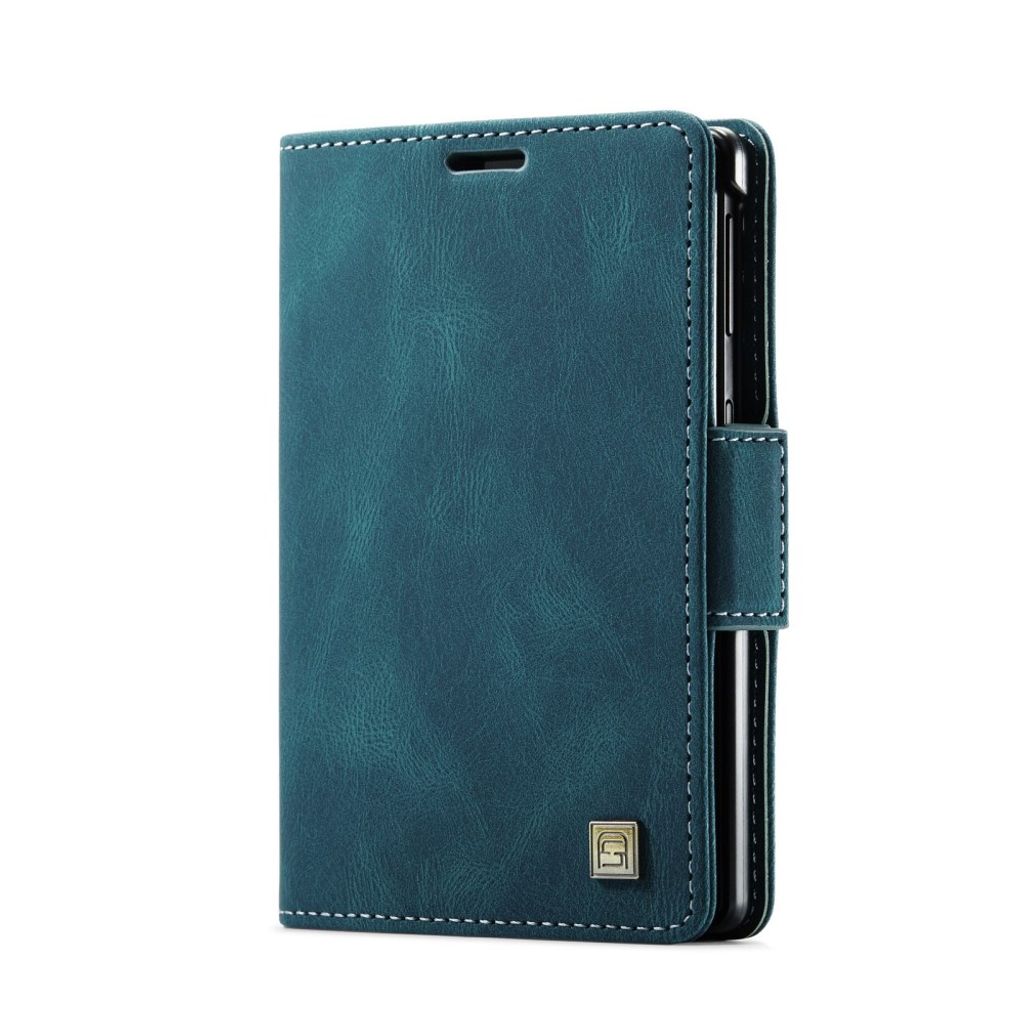 AUTSPACE Samsung Galaxy Z Fold8 Plånboksfodral i PU-läder med RFID-skydd - Blå