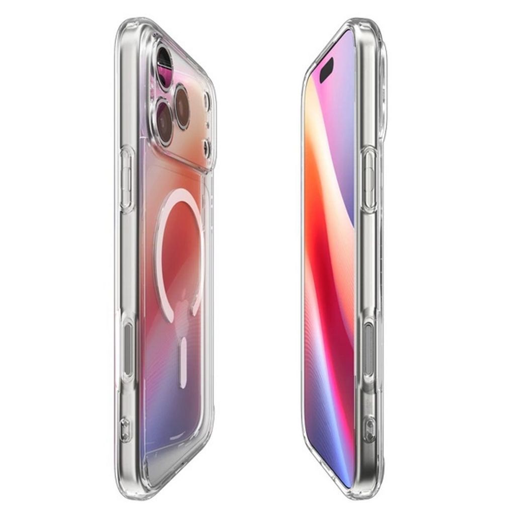 Spigen Ultra Hybrid MagSafe Skal till iPhone 17 Pro Max - Vit/Transparent - Bild 4