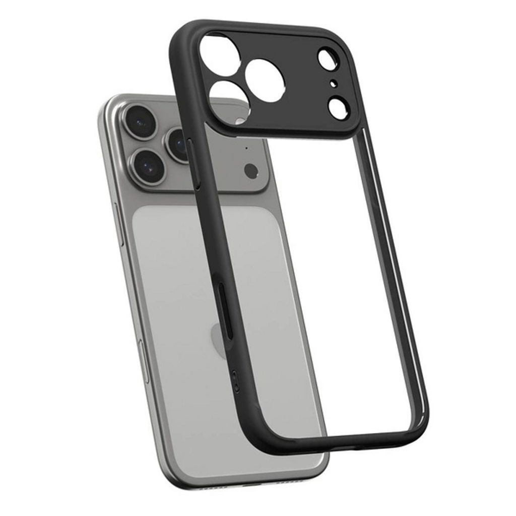 Spigen Ultra Hybrid Skal till iPhone 17 Pro - Matte Black - Bild 7
