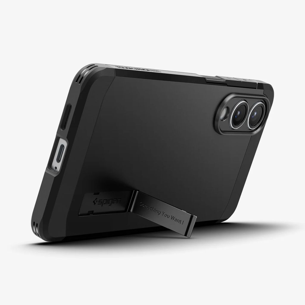 Spigen Samsung Galaxy S25 Edge Tough Armor MagFit Skal - Svart - Bild 7