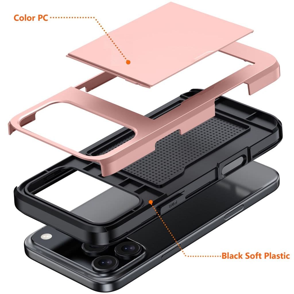 iPhone 17 Pro Skal med kortfack - Mörkblå - Bild 5