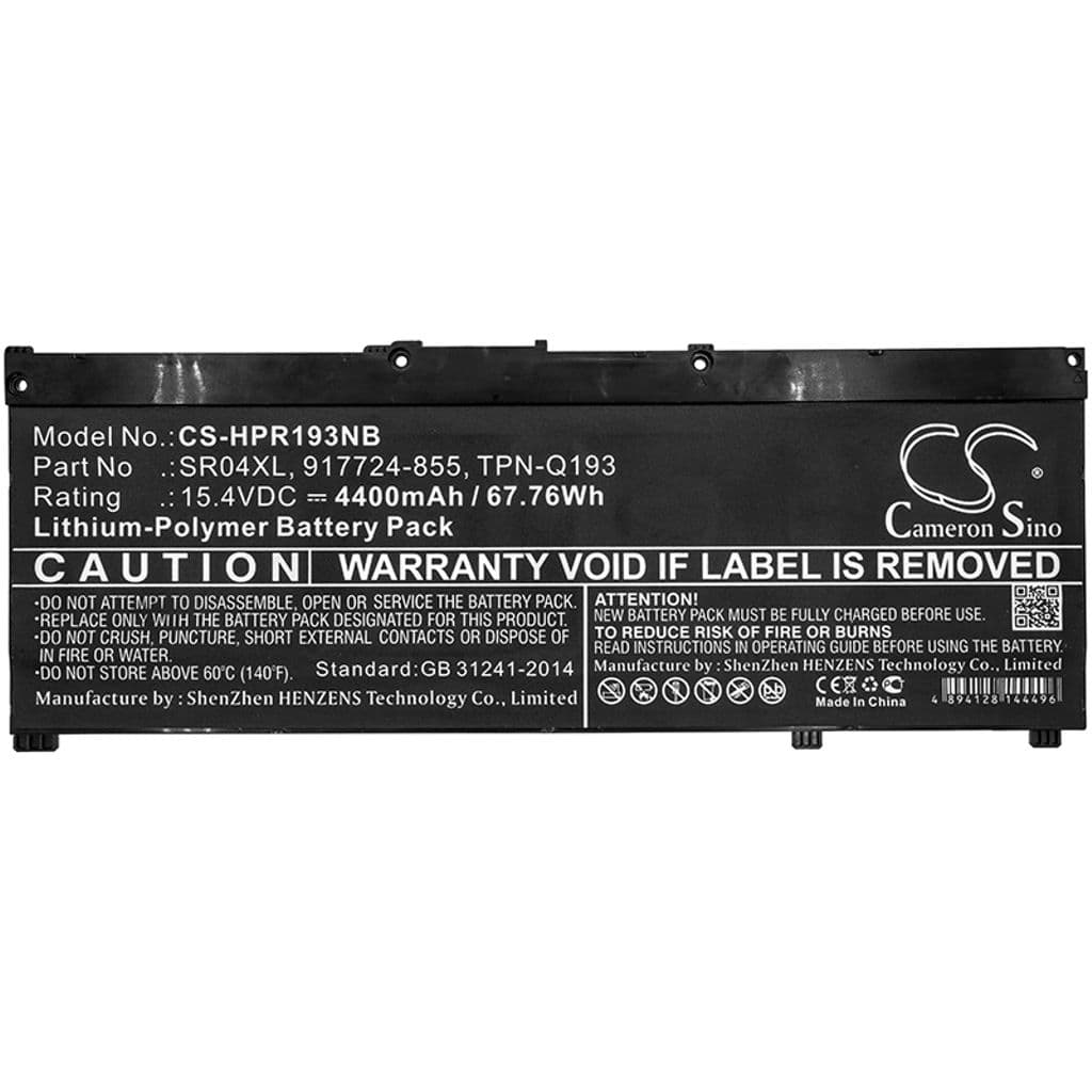 Batteri SR04XL till HP Omen 15-CE 15-CE004NW 15-CE008NW etc., 15.4V 3500mAh - Bild 3