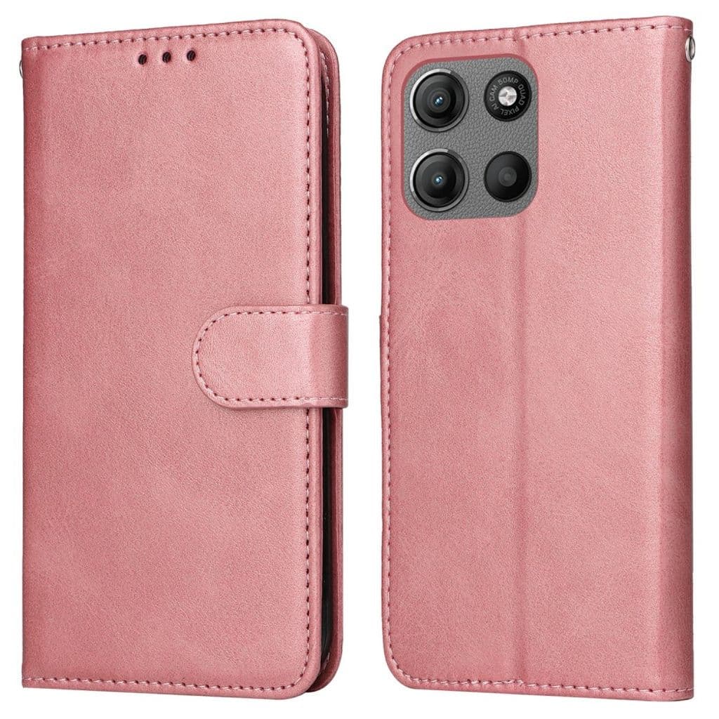 Motorola Moto G15 4G / G15 Power 4G Fodral med Kortfack - Rosa
