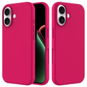 iPhone 17 Silikonskal - Chockrosa