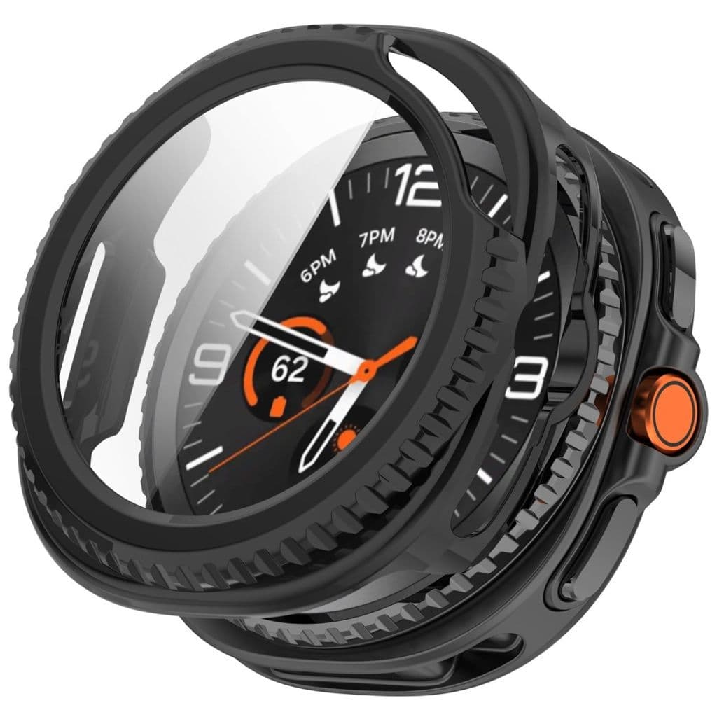 Samsung Galaxy Watch8 Classic 46mm Skal med Skärmskydd - Svart