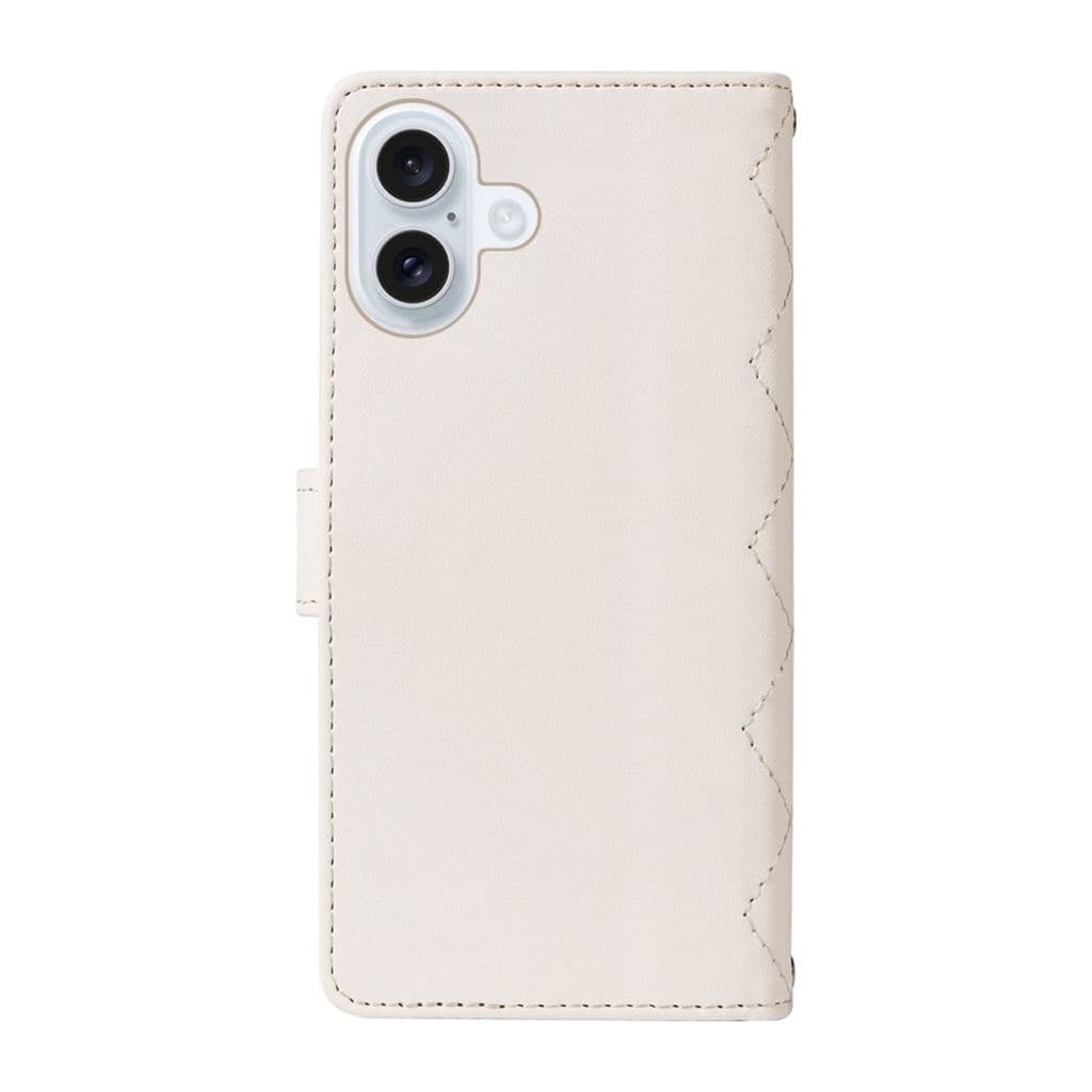 iPhone 17 mobilfodral med korthållare & rem – Vit - Bild 9