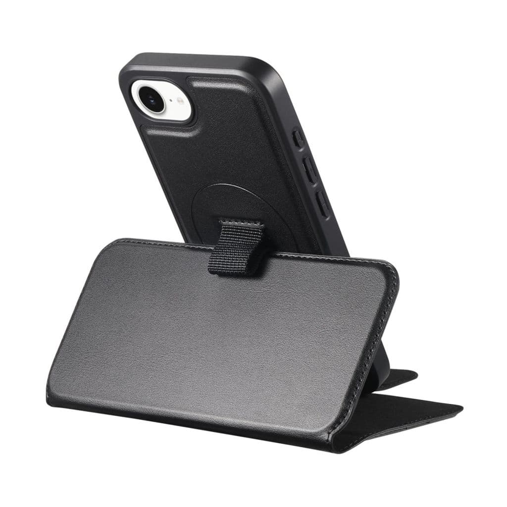 CASENEO iPhone 16e Plånboksfodral Magnetiskt RFID – Svart - Bild 8