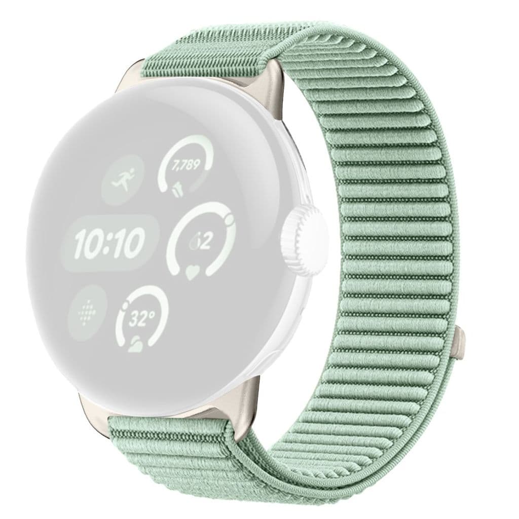 Google Pixel Watch 4 45 mm etc. Klockarmband i nylon - grönt