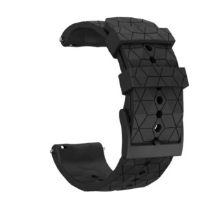 Suunto 7/Spartan Sport/Suunto 9/D5 Silikonarmband - Svart