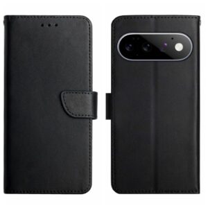 Google Pixel 11 Pro XL Läderplånboksfodral - Svart