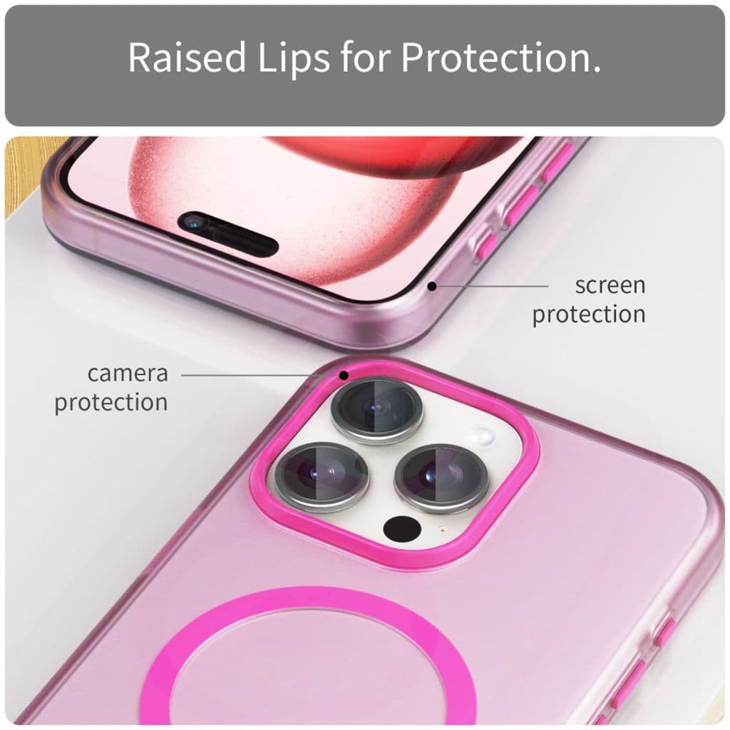 iPhone 15 Pro Max Skal med MagSafe - Rosa - Bild 5