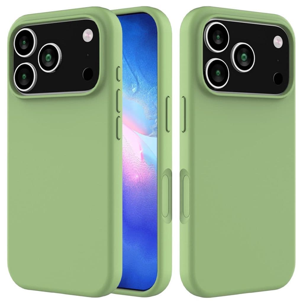 iPhone 17 Pro Max Silikonskal - Grön
