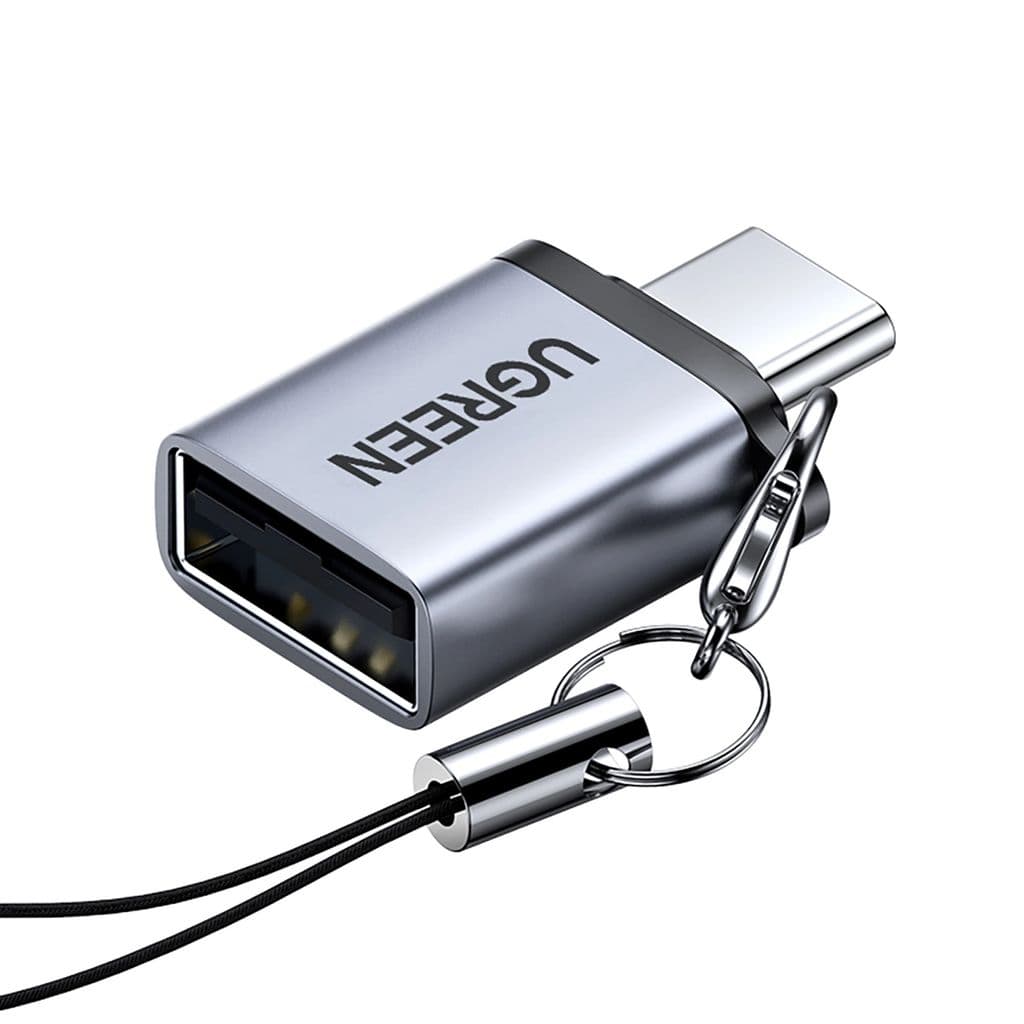 UGREEN USB-C till USB-A 3.0 Adapter med rem - Grå