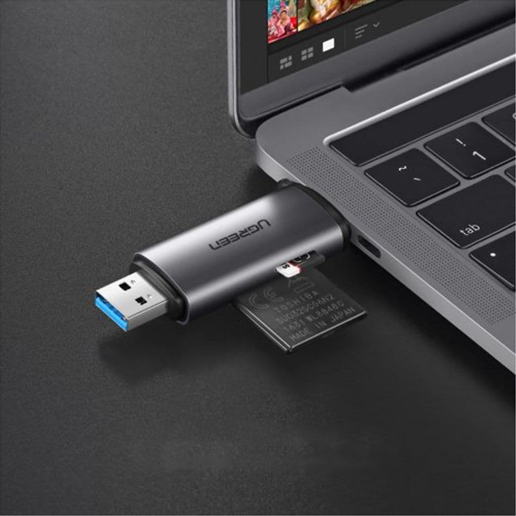UGREEN SD / micro SD minneskortläsare med USB-C / USB-A - Bild 3