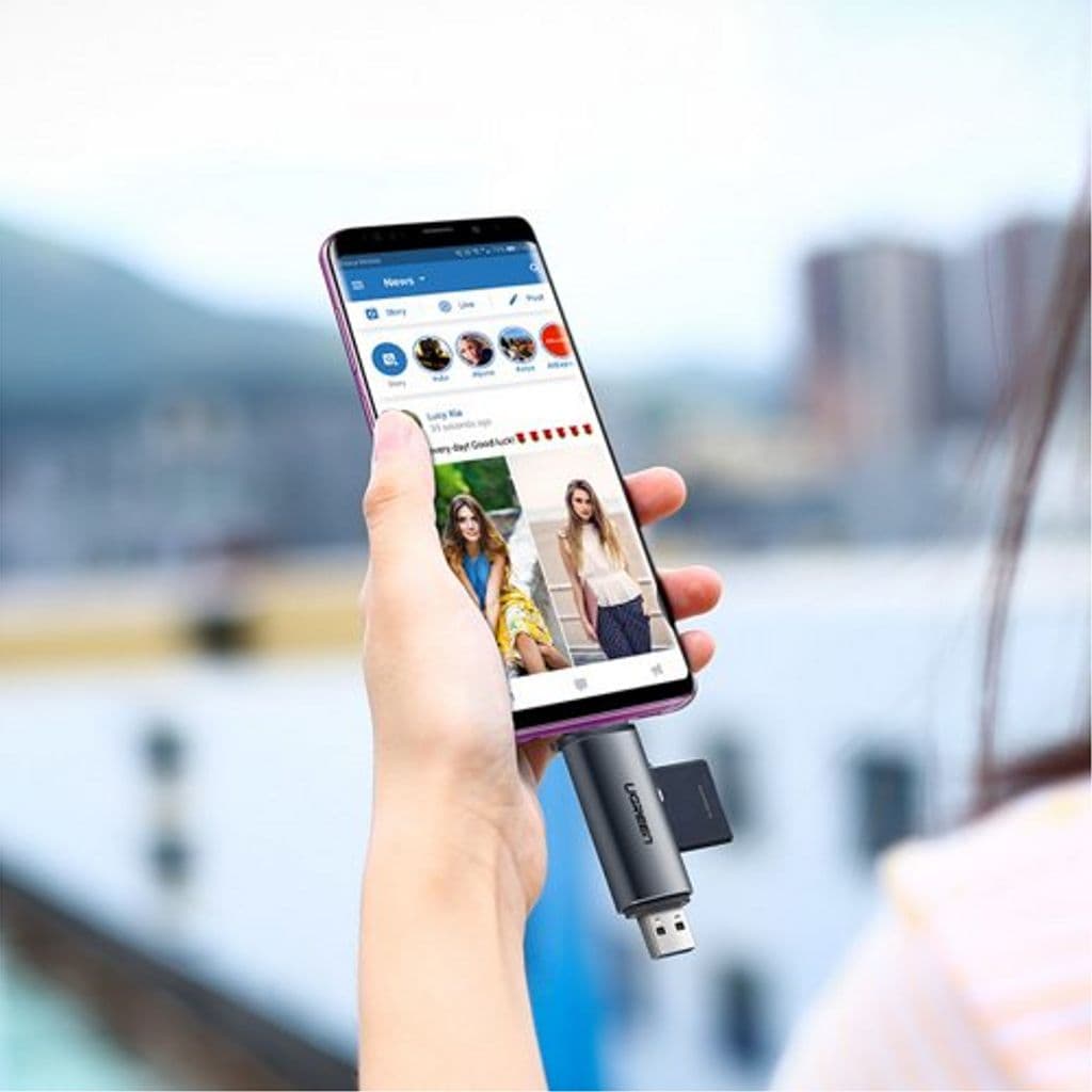 UGREEN SD / micro SD minneskortläsare med USB-C / USB-A - Bild 5