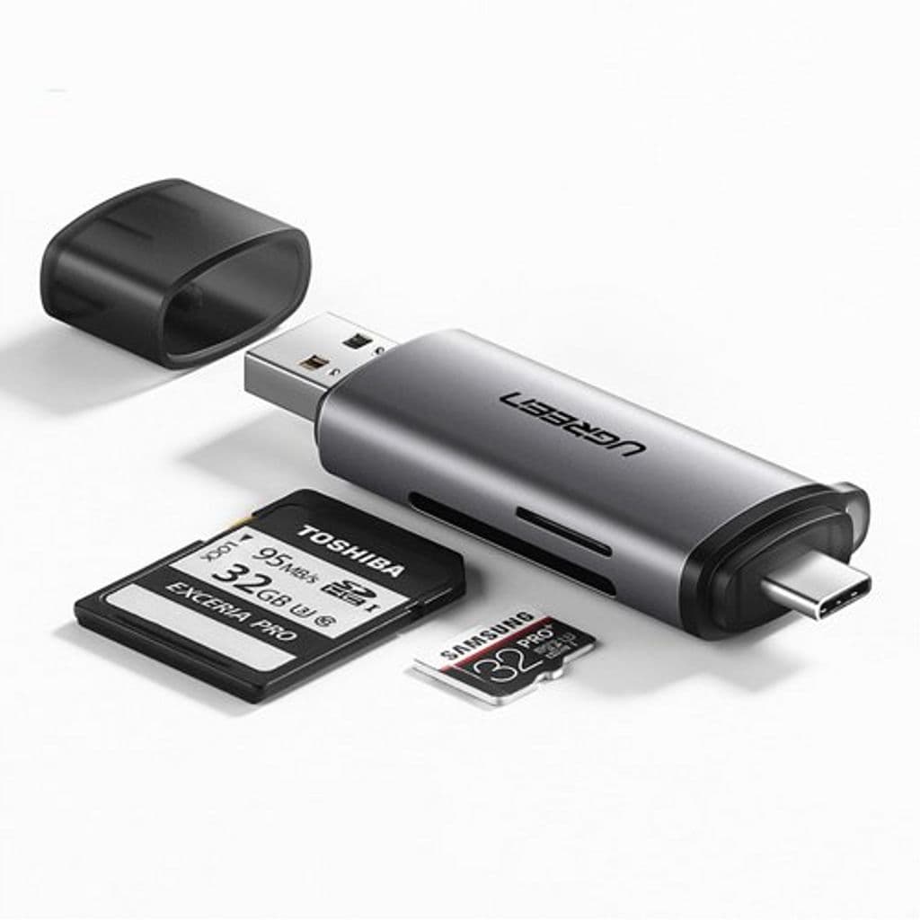 UGREEN SD / micro SD minneskortläsare med USB-C / USB-A - Bild 2