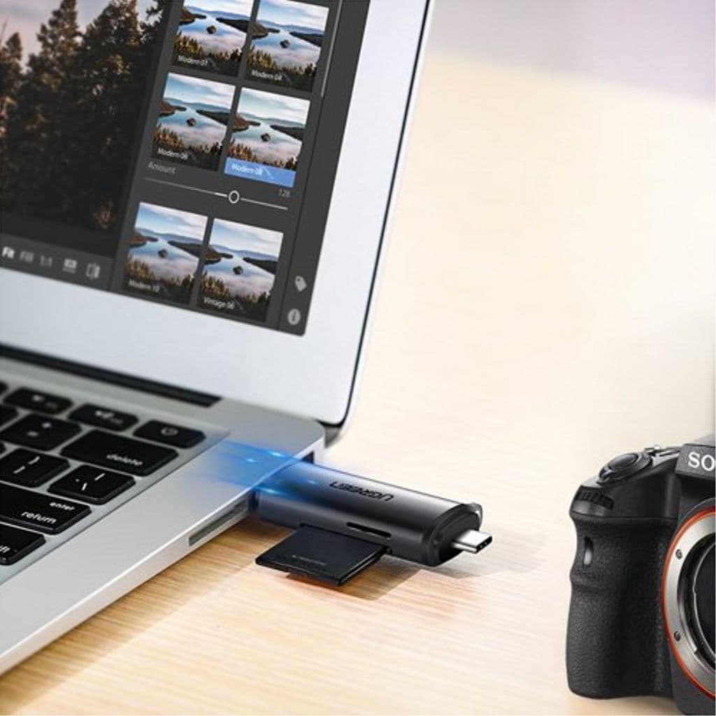 UGREEN SD / micro SD minneskortläsare med USB-C / USB-A - Bild 4