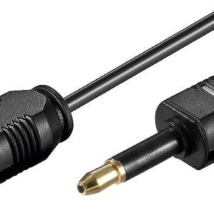 Digital fiberkabel audio, Toslink-MiniPlug, 1m