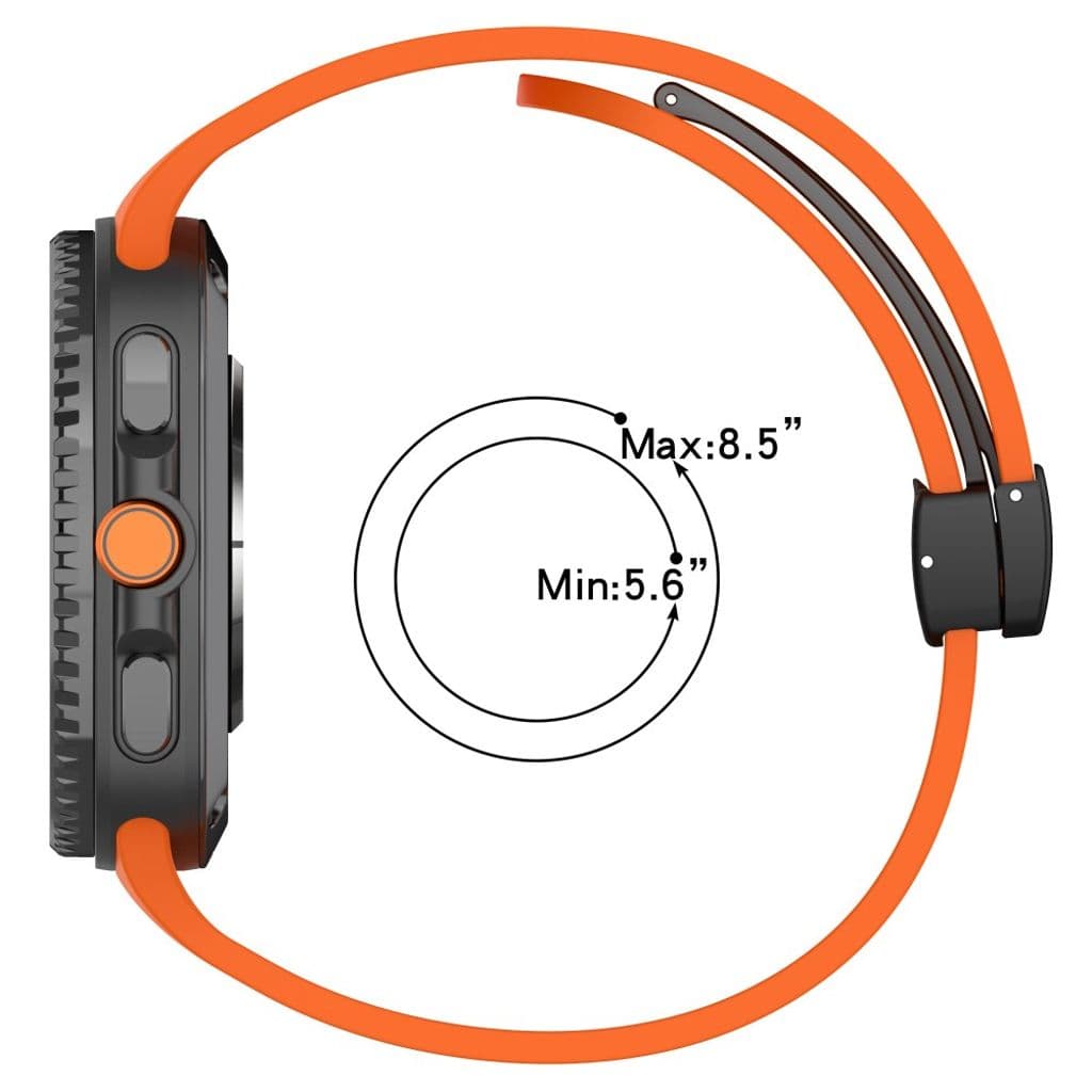 Samsung Galaxy Watch8 44mm klockarmband i silikon - Svart - Bild 6